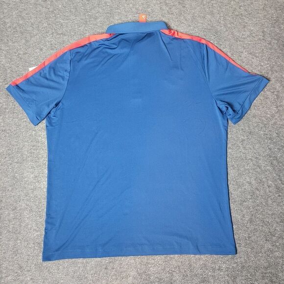 Redvanly Evans Golf Polo Mens Size Xl Purepoly Tech  Admiral Blue Red New - Picture 10 of 11